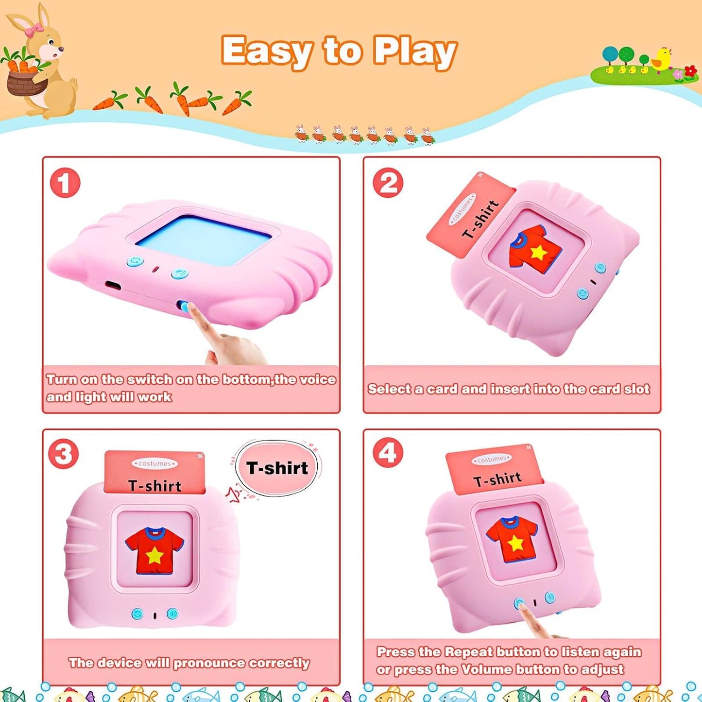 Talking Flash Cards Learning Toys - RAS online hub